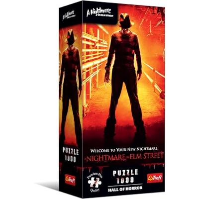 Trefl Premium Plus Quality Hall of Horror Puzzle: Nightmare on Elm Street – 1000 pezzi, una serie caratterizzata da un'atmosfera horror e oscura, adatta ad adulti e bambini dai 14 anni in su Trefl Premium Plus Quality Hall of Horror Puzzle: Nightmare on Elm Street – 1000 pezzi, una serie caratterizzata da un'atmosfera horror e oscura, adatta ad adulti e bambini dai 14 anni in su