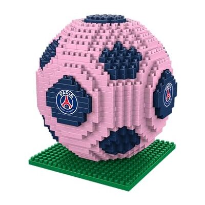 FOCO Con licenza ufficiale Paris Saint-Germain FC modello di pallone da calcio BRXLZ nei colori alternativi della squadra da costruire con mattoncini 3D FOCO Con licenza ufficiale Paris Saint-Germain FC modello di pallone da calcio BRXLZ nei colori alternativi della squadra da costruire con mattoncini 3D