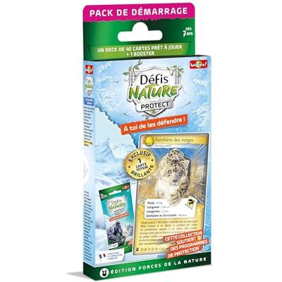 BIOVIVA Starter Pack Pantera delle Neve Vinci Il Massimo delle Battaglie scommettendo sulle Caratteristiche dei Tuoi Animali. 1-2 Giocatori da 7 Anni Made in France BIOVIVA Starter Pack Pantera delle Neve Vinci Il Massimo delle Battaglie scommettendo sulle Caratteristiche dei Tuoi Animali. 1-2 Giocatori da 7 Anni Made in France