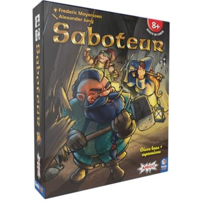 Giochi Uniti Saboteur, Nuova Edizione, Gioco da Tavolo, 2-12 giocatori, 8+ Anni, , Edizione Italiana Giochi Uniti Saboteur, Nuova Edizione, Gioco da Tavolo, 2-12 giocatori, 8+ Anni, , Edizione Italiana