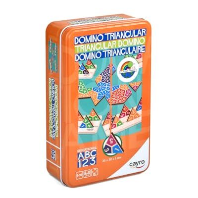 Cayro Domino triangolare Gioco da tavolo di strategia e punteggio Carte triangolari con 3 opzioni di gioco Divertimento in famiglia Incoraggia il pensiero logico 2-4 giocatori Cayro Domino triangolare Gioco da tavolo di strategia e punteggio Carte triangolari con 3 opzioni di gioco Divertimento in famiglia Incoraggia il pensiero logico 2-4 giocatori