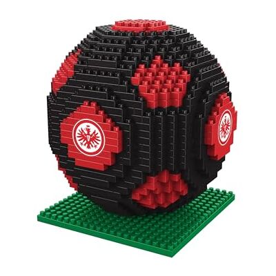 FOCO Con licenza ufficiale Eintracht Frankfurt modello di pallone da calcio BRXLZ da costruire con mattoncini 3D FOCO Con licenza ufficiale Eintracht Frankfurt modello di pallone da calcio BRXLZ da costruire con mattoncini 3D