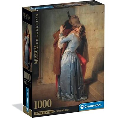 Clementoni Museo Il Bacio, Puzzle da 1000 Pezzi Clementoni Museo Il Bacio, Puzzle da 1000 Pezzi