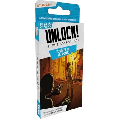 Asmodee Space Cowboys Unlock! Pantaloncini Adventure: Il risveglio della Mummia Asmodee Space Cowboys Unlock! Pantaloncini Adventure: Il risveglio della Mummia
