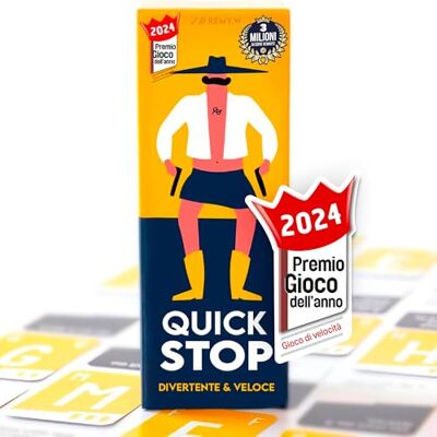 ATM Gaming QUICKSTOP Gioco di Società per Famiglia ed Amici Gioco di Carte Perfetto per Creare Atmosfera Da 2 a 7 Giocatori Italiano ATM Gaming QUICKSTOP Gioco di Società per Famiglia ed Amici Gioco di Carte Perfetto per Creare Atmosfera Da 2 a 7 Giocatori Italiano