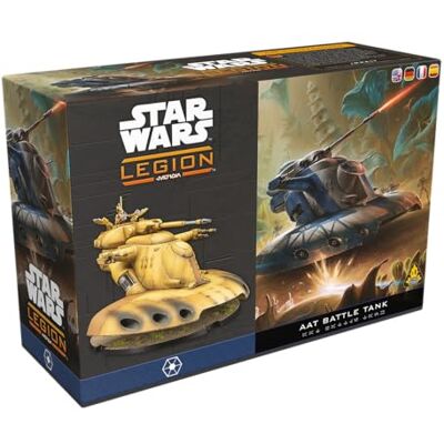 Asmodee Atomic Mass Games Star Wars Legion AAT Battle Tank Espansione Di Unità, Veicolo Separatista, 8 Carte Miglioria 2 Giocatori 90 Min Asmodee Atomic Mass Games Star Wars Legion AAT Battle Tank Espansione Di Unità, Veicolo Separatista, 8 Carte Miglioria 2 Giocatori 90 Min