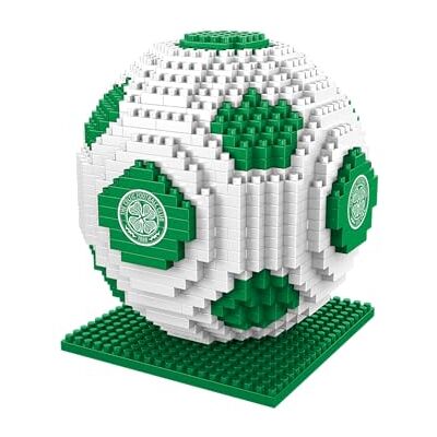 FOCO Con licenza ufficiale Celtic FC modello di pallone da calcio BRXLZ da costruire con mattoncini 3D FOCO Con licenza ufficiale Celtic FC modello di pallone da calcio BRXLZ da costruire con mattoncini 3D