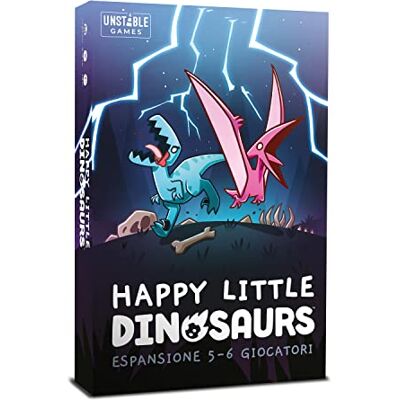 Asmodee Happy Little Dinosaurs: Espansione 5-6 Giocatori Espansione Gioco da Tavolo, 2-6 Giocatori, 8+ Anni, Edizione in Italiano Asmodee Happy Little Dinosaurs: Espansione 5-6 Giocatori Espansione Gioco da Tavolo, 2-6 Giocatori, 8+ Anni, Edizione in Italiano