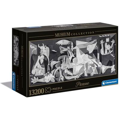 Clementoni Puzzle 13200 Pezzi per Adulti, Capolavoro d'Arte Guernica di Pablo Picasso, Museum Collection, Sfida per Esperti, Made in Italy, 291,4x134,4 cm, Clementoni Puzzle 13200 Pezzi per Adulti, Capolavoro d'Arte Guernica di Pablo Picasso, Museum Collection, Sfida per Esperti, Made in Italy, 291,4x134,4 cm,