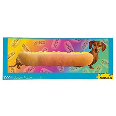 AQUARIUS NMR DISTRIBUTION Wiener Dog 1000 Piece Slim Jigsaw Puzzle AQUARIUS NMR DISTRIBUTION Wiener Dog 1000 Piece Slim Jigsaw Puzzle