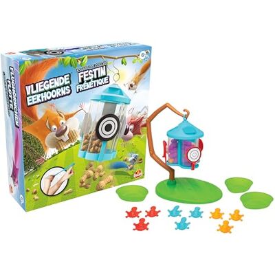 Goliath – SCOCORNI VOLANTI, Gioco per bambini dai 6 anni, Gioco per 2 o 3 Giocatori, Gioco di società che promuove il coordinamento occhio-mano, Istruzioni olandesi Goliath – SCOCORNI VOLANTI, Gioco per bambini dai 6 anni, Gioco per 2 o 3 Giocatori, Gioco di società che promuove il coordinamento occhio-mano, Istruzioni olandesi