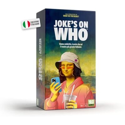 Rocco Giocattoli Yas Games- Joke's On Who? L'Unico in Italiano Party Game per 2 o Più Giocatori dai 18 Anni in Su Rocco Giocattoli Yas Games- Joke's On Who? L'Unico in Italiano Party Game per 2 o Più Giocatori dai 18 Anni in Su