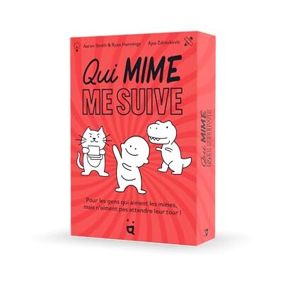Helvetiq Chi Mime Me Segue Gioco di Mime Gioco d'atmosfera Tutti Giocano allo Stesso Tempo Famiglia tra Amici tra Colleghi Pazze Risate Garantite 4-10 Giocatori da 8 Anni Helvetiq Chi Mime Me Segue Gioco di Mime Gioco d'atmosfera Tutti Giocano allo Stesso Tempo Famiglia tra Amici tra Colleghi Pazze Risate Garantite 4-10 Giocatori da 8 Anni