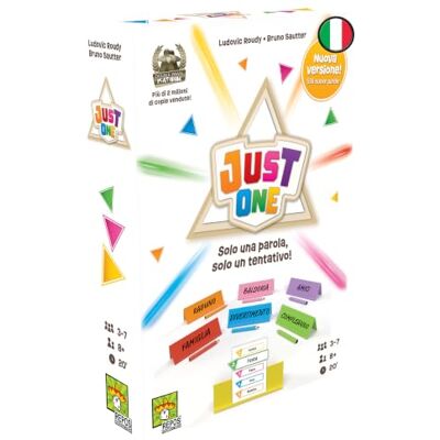 Asmodee JUST ONE Refresh – Party Game Cooperativo di Parole – Divertente Gioco da Tavolo per Famiglia e Amici – 3-7 Giocatori – Età 8+ – Italiano Asmodee JUST ONE Refresh – Party Game Cooperativo di Parole – Divertente Gioco da Tavolo per Famiglia e Amici – 3-7 Giocatori – Età 8+ – Italiano