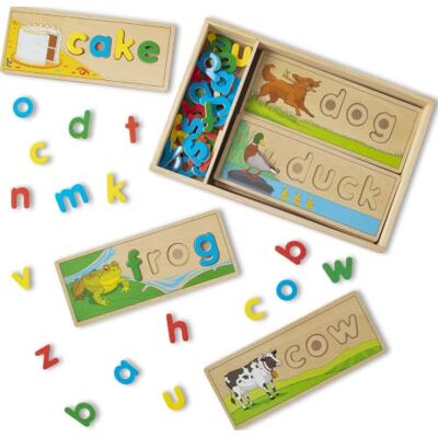 Melissa & Doug Impara le Prime Parole in Inglese, Gioco in Legno, Giocattoli per Lo Sviluppo, Giocattolo Educativo per Imparare L'Inglese, Montessori, Regalo per Bambini e Bambine di 4 5 6 7 8 Anni Melissa & Doug Impara le Prime Parole in Inglese, Gioco in Legno, Giocattoli per Lo Sviluppo, Giocattolo Educativo per Imparare L'Inglese, Montessori, Regalo per Bambini e Bambine di 4 5 6 7 8 Anni