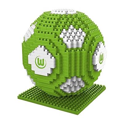 FOCO Prodotto con licenza ufficiale VFL Wolfsburg BRXLZ mattoncini 3D calcio FOCO Prodotto con licenza ufficiale VFL Wolfsburg BRXLZ mattoncini 3D calcio
