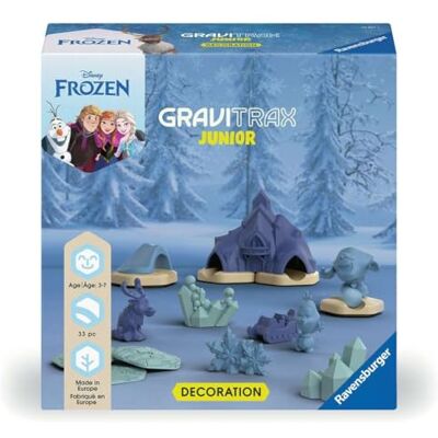 Ravensburger GraviTrax Junior Extension Disney Frozen pista in marmo per bambini dai 3 anni in su, con personaggi giocattolo del Frozen World Ravensburger GraviTrax Junior Extension Disney Frozen pista in marmo per bambini dai 3 anni in su, con personaggi giocattolo del Frozen World
