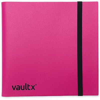 Vault X Raccoglitore per Carte da Collezione a 12 Tasche con Cinturino, 480 Carte, Formato Standard, 20 Pagine a Caricamento Laterale, Raccoglitore per Giochi di Collezionabili, TCG (Rosa) Vault X Raccoglitore per Carte da Collezione a 12 Tasche con Cinturino, 480 Carte, Formato Standard, 20 Pagine a Caricamento Laterale, Raccoglitore per Giochi di Collezionabili, TCG (Rosa)