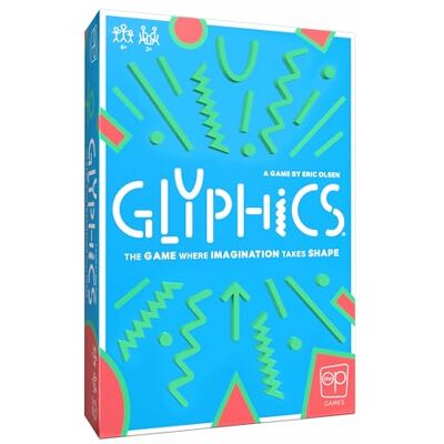 USAopoly Glyphics Gioco da Festa Creativo con Forme 3+ giocatori, 20+ min, 8+; crea indizi con 40 pezzi e 150 carte, senza disegnare. USAopoly Glyphics Gioco da Festa Creativo con Forme 3+ giocatori, 20+ min, 8+; crea indizi con 40 pezzi e 150 carte, senza disegnare.
