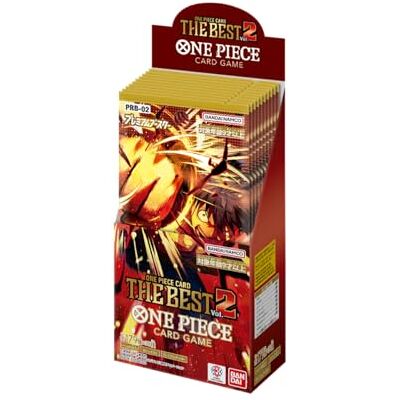 BANDAI One Piece Card Game The Best Vol.2 (PRB-02) Booster Box (giapponese) 10 confezioni BANDAI One Piece Card Game The Best Vol.2 (PRB-02) Booster Box (giapponese) 10 confezioni