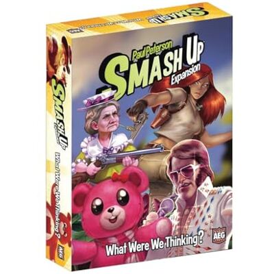 AEG Alderac Entertainment Group Smash Up What Were We Thinking Card Game for 2 tot 4 Players in English Standalone Expansion Ages 14+ AEG Alderac Entertainment Group Smash Up What Were We Thinking Card Game for 2 tot 4 Players in English Standalone Expansion Ages 14+
