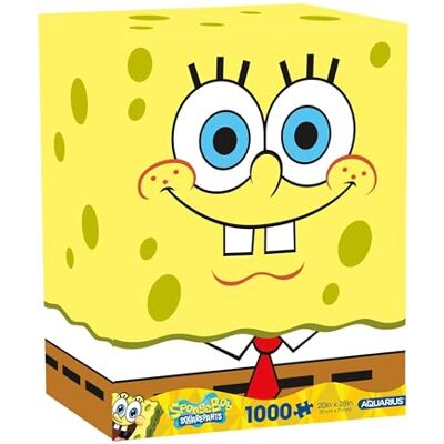 AQUARIUS Spongebob Puzzle da 1000 pezzi per il 25° anniversario (puzzle da 1000 pezzi), senza abbagliamento, vestibilità di precisione, con licenza ufficiale Spongebob Squarepants, merchandising e AQUARIUS Spongebob Puzzle da 1000 pezzi per il 25° anniversario (puzzle da 1000 pezzi), senza abbagliamento, vestibilità di precisione, con licenza ufficiale Spongebob Squarepants, merchandising e