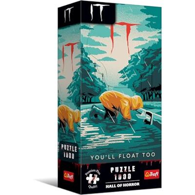 Trefl Premium Plus Quality Hall of Horror Puzzle: It 1.000 pezzi, una serie caratterizzata da un'atmosfera oscura e horror, pezzi perfettamente compatibili, per adulti e ragazzi dai 14 anni in su Trefl Premium Plus Quality Hall of Horror Puzzle: It 1.000 pezzi, una serie caratterizzata da un'atmosfera oscura e horror, pezzi perfettamente compatibili, per adulti e ragazzi dai 14 anni in su