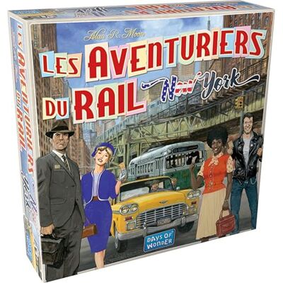 Asmodee Jeu de stratégie Les Aventuriers du Rail 23 New York Asmodée Asmodee Jeu de stratégie Les Aventuriers du Rail 23 New York Asmodée