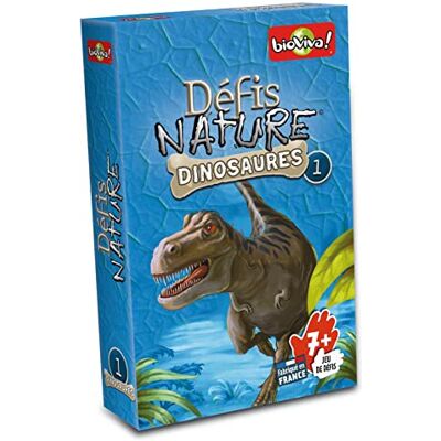 Bioviva 0101012114 Gioco Carte Défis Nature (Sfide della Natura), Dinosauri 1 (Versione Francese) Bioviva 0101012114 Gioco Carte Défis Nature (Sfide della Natura), Dinosauri 1 (Versione Francese)