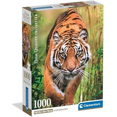 Clementoni Puzzle 1000 Pezzi per Adulti e Ragazzi, Illustrazione The Hunter's Path, Idea Regalo, Compact Box, Made in Italy, 70x50 cm, Poster Incluso, Clementoni Puzzle 1000 Pezzi per Adulti e Ragazzi, Illustrazione The Hunter's Path, Idea Regalo, Compact Box, Made in Italy, 70x50 cm, Poster Incluso,