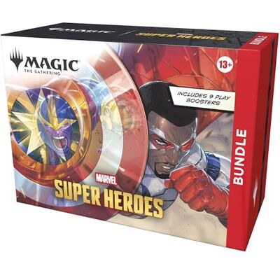 Magic: The Gathering Bundle di Marvel Super Heroes Gioco di carte collezionabili (Versione Inglese) Magic: The Gathering Bundle di Marvel Super Heroes Gioco di carte collezionabili (Versione Inglese)