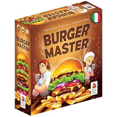 Asmodee Burger Master – Gioco da Tavolo di Destrezza e Velocità, Sfida in Tempo Reale per Famiglie e Amici, 2-6 Giocatori, 8+ Anni, Partite da 10-15 Minuti, Edizione in Italiano Asmodee Burger Master – Gioco da Tavolo di Destrezza e Velocità, Sfida in Tempo Reale per Famiglie e Amici, 2-6 Giocatori, 8+ Anni, Partite da 10-15 Minuti, Edizione in Italiano
