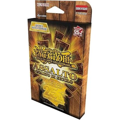 Yu-Gi-Oh! TCG ASSALTO QUARTO DI SECOLO (TUCKBOX 3 BUSTE) ITA Yu-Gi-Oh! TCG ASSALTO QUARTO DI SECOLO (TUCKBOX 3 BUSTE) ITA