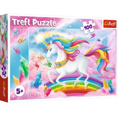 Trefl , Puzzle, Nel Mondo di Cristallo Degli Unicorni, 100 Pezzi, per Bambini dai 5 Anni Trefl , Puzzle, Nel Mondo di Cristallo Degli Unicorni, 100 Pezzi, per Bambini dai 5 Anni