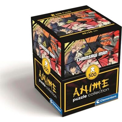 Modello Clementoni - Puzzle Chainsaw Man - 500 Pezzi - Puzzle Modello Clementoni - Puzzle Chainsaw Man - 500 Pezzi - Puzzle