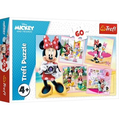 Trefl , Puzzle, Disney Minnie, 60 Pezzi, Adorabile Minnie, per Bambini da 4 Anni Trefl , Puzzle, Disney Minnie, 60 Pezzi, Adorabile Minnie, per Bambini da 4 Anni