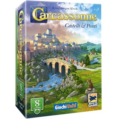 Giochi Uniti Carcassonne Revival: Castelli e Ponti 8, 2-5 Giocatori, 7+ Anni, , Edizione italiana Giochi Uniti Carcassonne Revival: Castelli e Ponti 8, 2-5 Giocatori, 7+ Anni, , Edizione italiana