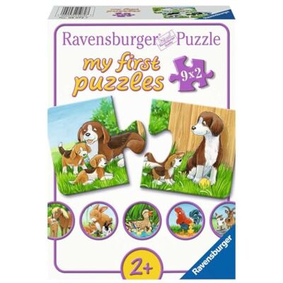 Ravensburger Puzzle per bambini 0 famiglie di animali nella fattoria il mio primo puzzle da 9x2 pezzi puzzle per bambini dai 2 anni in su Ravensburger Puzzle per bambini 0 famiglie di animali nella fattoria il mio primo puzzle da 9x2 pezzi puzzle per bambini dai 2 anni in su