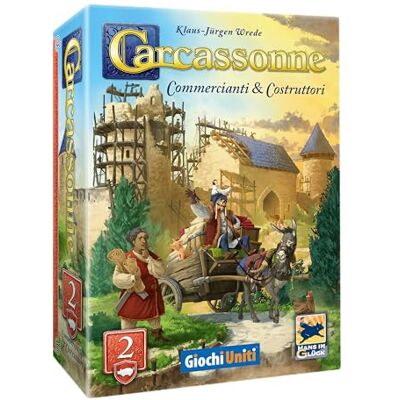 Giochi Uniti Carcassonne Revival: Commercianti e Costruttori 2, 2-5 Giocatori, 7+ Anni, , Edizione italiana Giochi Uniti Carcassonne Revival: Commercianti e Costruttori 2, 2-5 Giocatori, 7+ Anni, , Edizione italiana