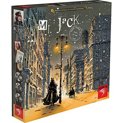 Asmodee Hurrican Games, Mr. Jack New York (edizione 2022), Gioco da tavolo, Gioco cooperativo, A partire da 14 anni, 2 giocatori, 30 Minuti , Gray, Blue Asmodee Hurrican Games, Mr. Jack New York (edizione 2022), Gioco da tavolo, Gioco cooperativo, A partire da 14 anni, 2 giocatori, 30 Minuti , Gray, Blue