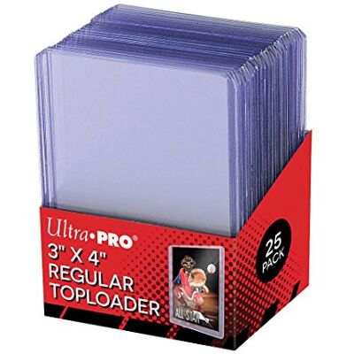 Ultra Pro Toploaders 3 x 4 Gioco di Carte Trasparente Regolare CT25. Ultra Pro Toploaders 3 x 4 Gioco di Carte Trasparente Regolare CT25.