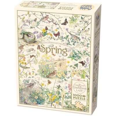 Cobble Hill PUZZLES Tagebuch: Frühlingszeit 1000 Teile Cobble Hill PUZZLES Tagebuch: Frühlingszeit 1000 Teile