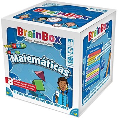 Asmodee Brain Box Green Board Games BrainBox Matematica Gioco da tavolo in spagnolo (esclusivo), - versione spagnola Asmodee Brain Box Green Board Games BrainBox Matematica Gioco da tavolo in spagnolo (esclusivo), - versione spagnola