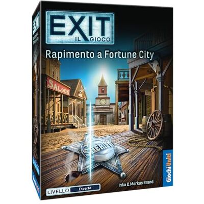 Giochi Uniti Exit: Rapimento a Fortune City, 1-4 Giocatori, 12+ Anni, , Edizione italiana Giochi Uniti Exit: Rapimento a Fortune City, 1-4 Giocatori, 12+ Anni, , Edizione italiana