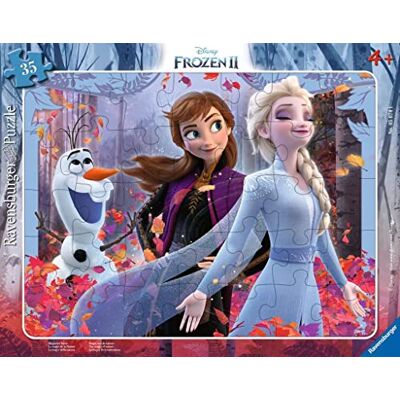 Ravensburger Puzzle per bambini Magical Nature puzzle a cornice per bambini dai 4 anni in su, puzzle Disney Frozen con Anna ed Elsa, da 35 pezzi Ravensburger Puzzle per bambini Magical Nature puzzle a cornice per bambini dai 4 anni in su, puzzle Disney Frozen con Anna ed Elsa, da 35 pezzi