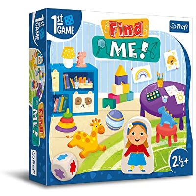 Trefl Find me, Primo gioco da tavolo Gioco da tavolo per i più piccoli, trovare oggetti, gioco cooperativo per bambini, elementi di grandi dimensioni Trefl Find me, Primo gioco da tavolo Gioco da tavolo per i più piccoli, trovare oggetti, gioco cooperativo per bambini, elementi di grandi dimensioni