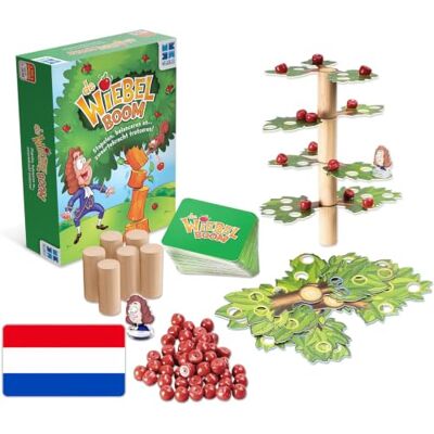 Megableu Gioco da tavolo e gioco di abilità per bambini dai 6 anni in su Costruzione con mele, rami ed equilibrio 2–6 giocatori Gioco di equilibrio educativo per famiglie Versione olandese Megableu Gioco da tavolo e gioco di abilità per bambini dai 6 anni in su Costruzione con mele, rami ed equilibrio 2–6 giocatori Gioco di equilibrio educativo per famiglie Versione olandese