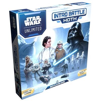 Asmodee Star Wars: Unlimited TCG – Intro Battle Hoth – Kit iniziale con mazzi prefabbricati per bambini e adulti dai 12 anni in su, 2 giocatori, 20 minuti, inglese Asmodee Star Wars: Unlimited TCG – Intro Battle Hoth – Kit iniziale con mazzi prefabbricati per bambini e adulti dai 12 anni in su, 2 giocatori, 20 minuti, inglese