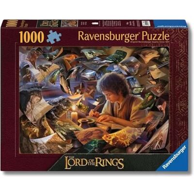 Ravensburger Puzzle 1000 Pezzi, Il viaggio Frodo – Puzzle Adulti +14 anni, 70 x 50 cm, Puzzle per Adulti Il Signore degli Anelli, Idee Regalo Ravensburger Puzzle 1000 Pezzi, Il viaggio Frodo – Puzzle Adulti +14 anni, 70 x 50 cm, Puzzle per Adulti Il Signore degli Anelli, Idee Regalo