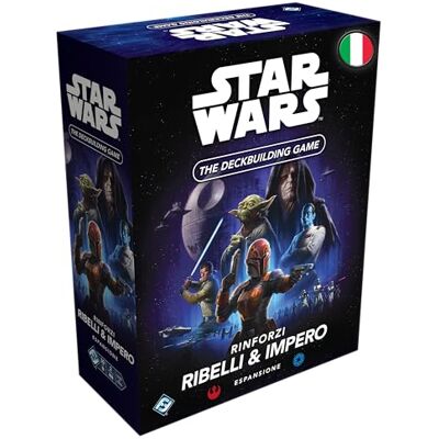 Asmodee – STAR WARS THE DECKBUILDING GAME: Esp. RIBELLI E IMPERO (Ed. ITA) Asmodee – STAR WARS THE DECKBUILDING GAME: Esp. RIBELLI E IMPERO (Ed. ITA)